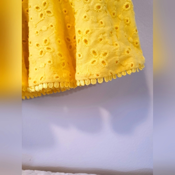 Karina Grimaldi Yellow Dress Size Large - Picture 6 of 9